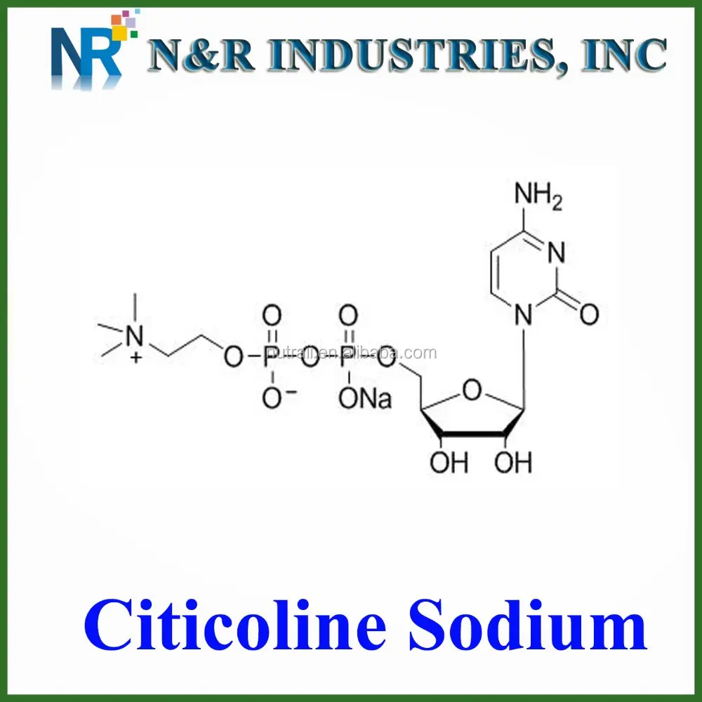 
CDP-choline powder / 33818-15-4 citicoline sodium 