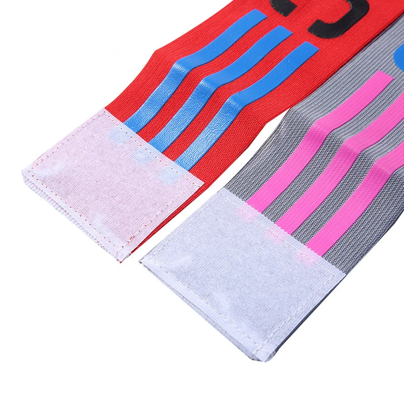 Adjustable heavy duty custom soccer elastic captain armband custom football captain armband