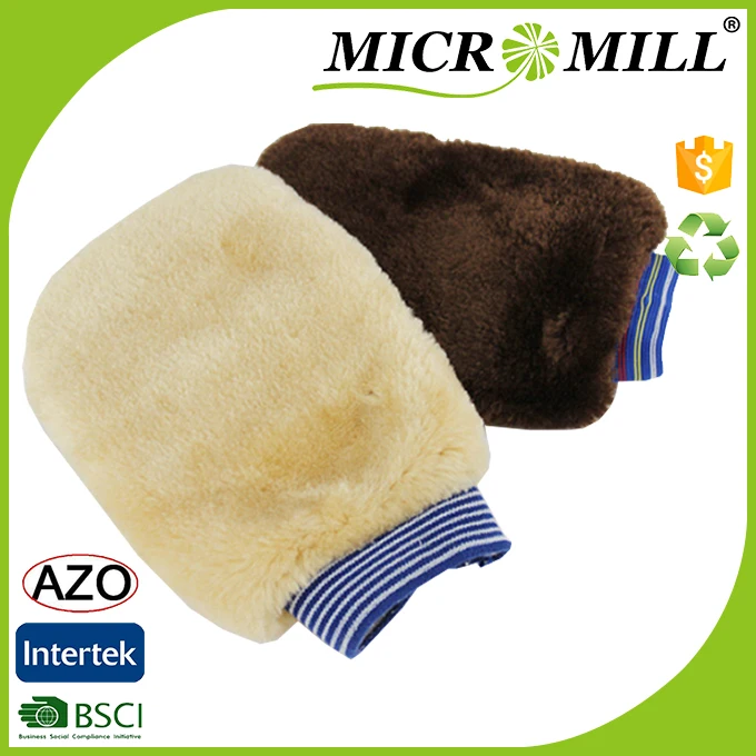 Car wash gloves OEM, factory supply fleece car wash mitt