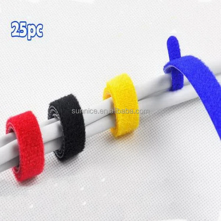 High quantity Nylon Hook and Loop Cable Ties
