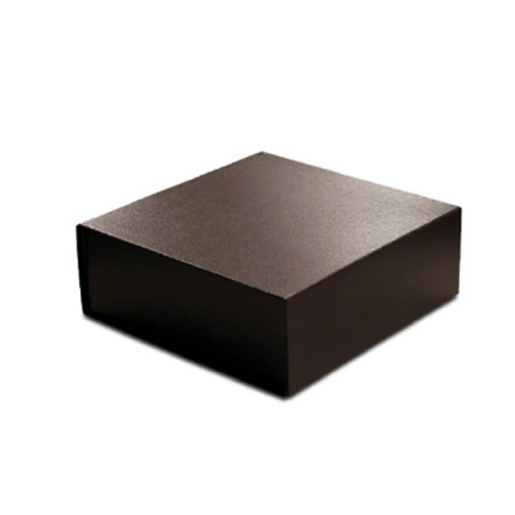 wholesale black rigid cardboard 10x10 gift boxes