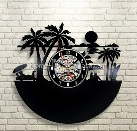 smart clock vinyl CD record wall clocks funny designs cat shape wall clocks