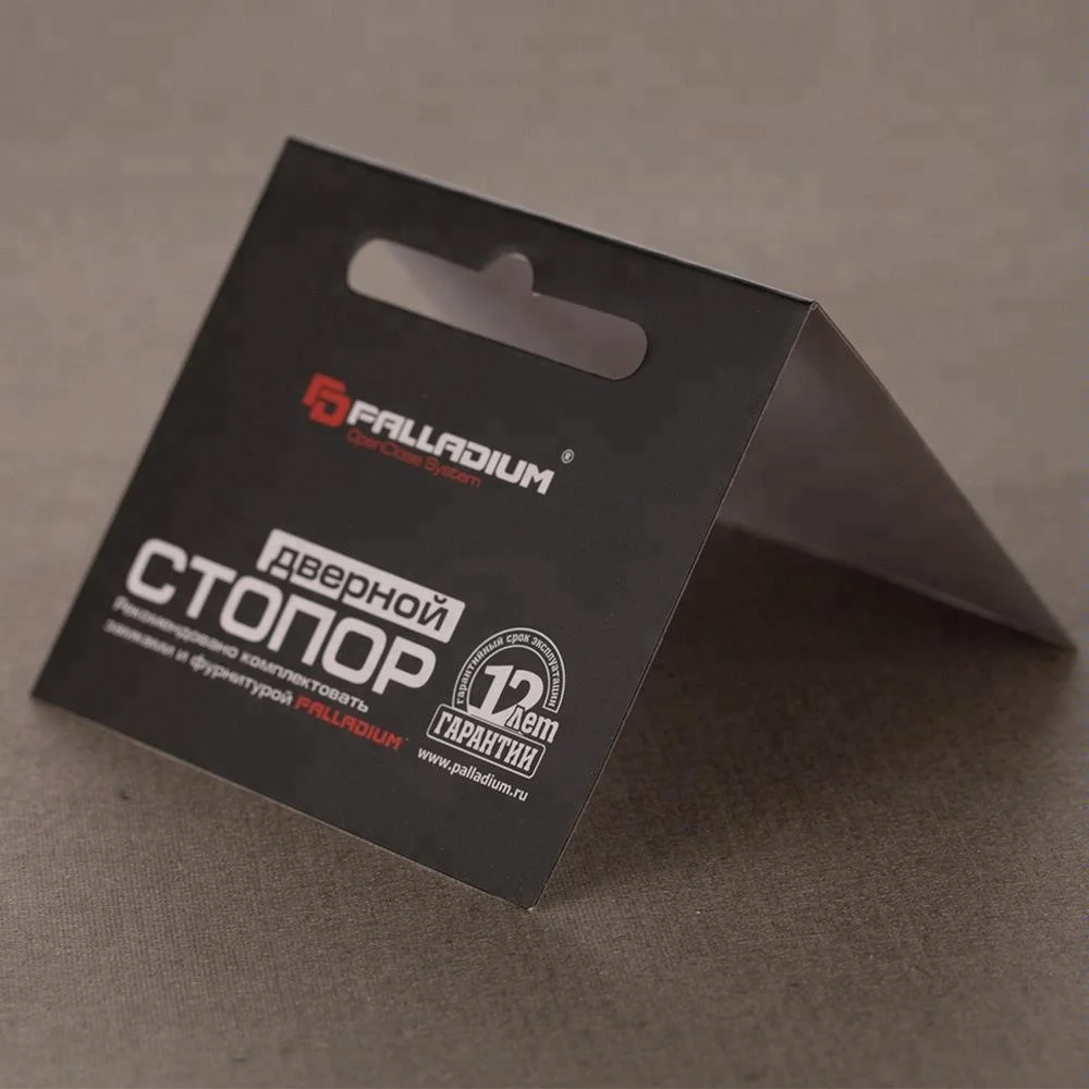 matt black paper printing packaging design header cards