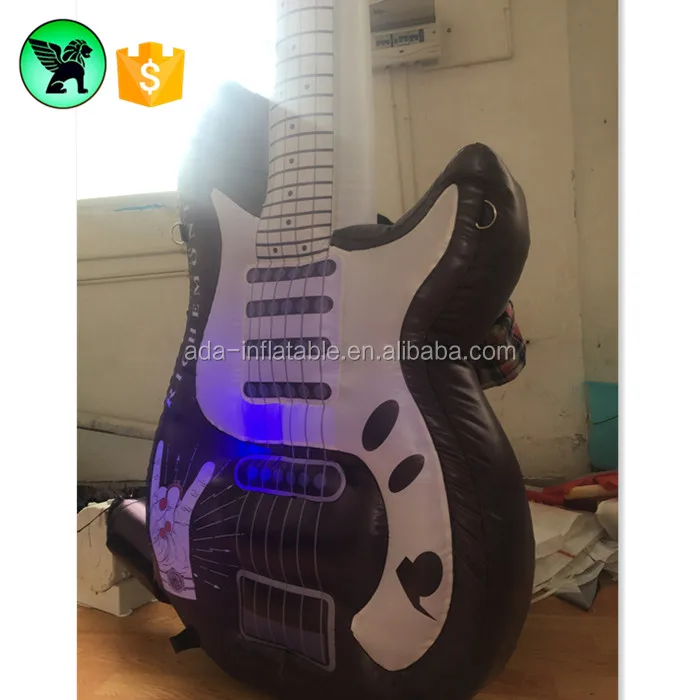 Replica Inflatable Customized 2m Lighting Guitar Inflatable Model For Advertising A2422