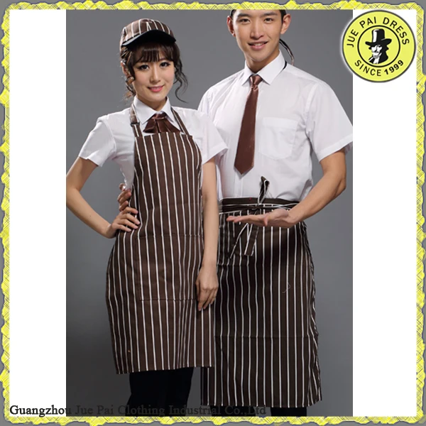 Wholesale Pattern Waist Aprons/Demin Barista Apron/Baker Apron