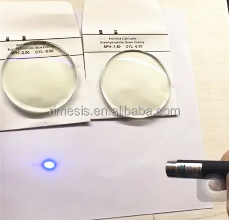 1 56 61 67 синие блокирующие линзы UV420 с SHMC покрытием