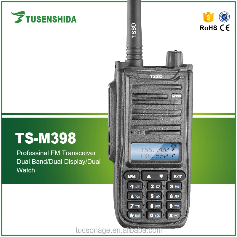 Ручной цифровой am/fm walkie talkie TS-M398