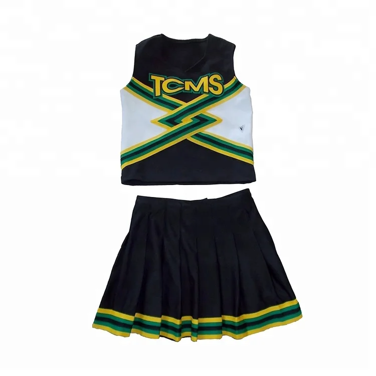 custom free design cheap cheerleading uniform for kids