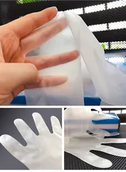 polyethylene plastic tpe glove,food handling hdpe ldpe polyethylene glove,household disposable kitchen cpe glove for hair dye