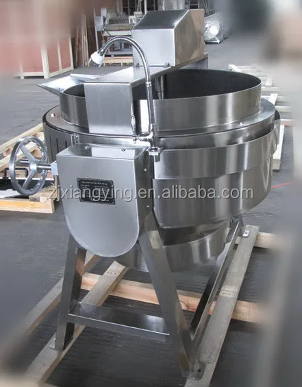 
XYJBG-200 Gas automatic cooking machine 200L / sauce mixing kettle with stirrer pot/ bone broth soup boiling kettle 