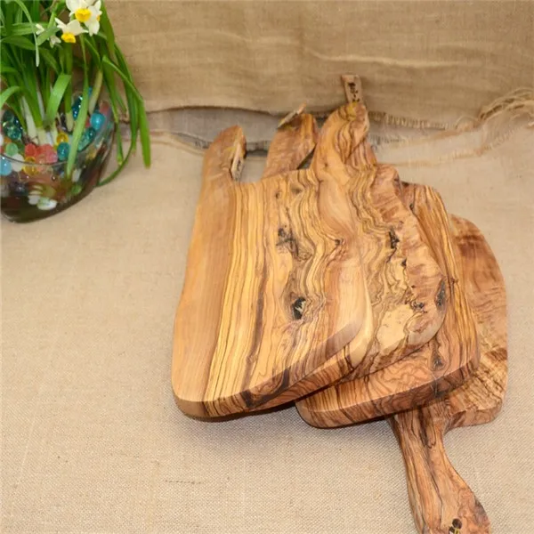 OL001 30CM Online Shopping Italian Butcher Wooden Olive Chopping Board
