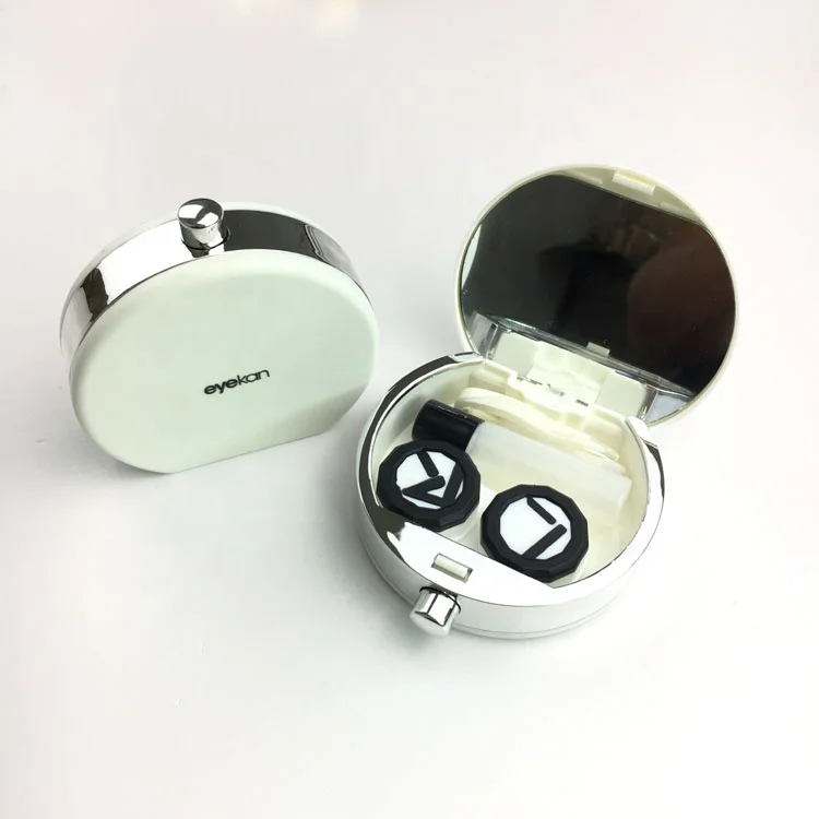 Trendy Perfume white eyekan contact lens case wholesale for contact lens  A-8065