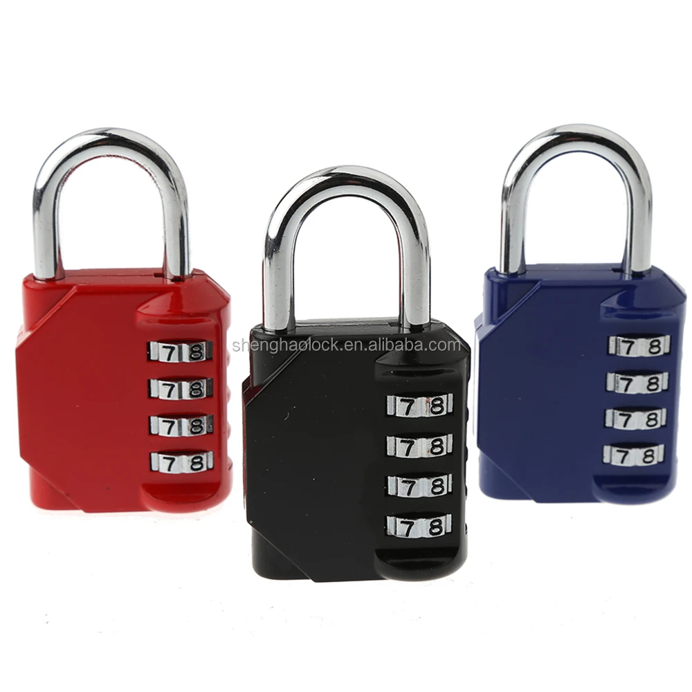 CH-604 resettable password combination padlock mailbox 4 digit/dial combination lock