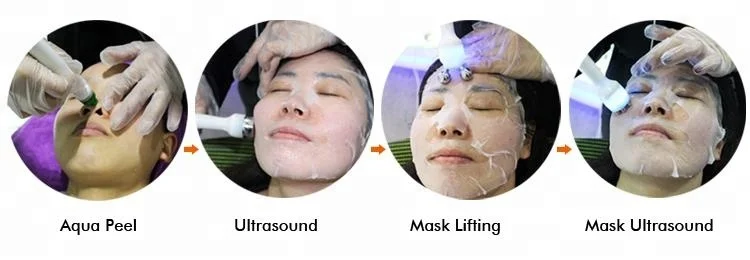 ADSS newest 8 handles different functions hydra oxygen facial machine
