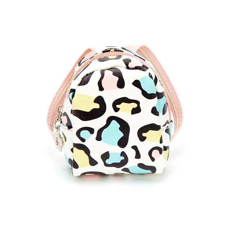 
New Arrival Mini Backpack Style Key Chain Coin Purse Pouch Stylish Fashion Change Key Holder For Women 