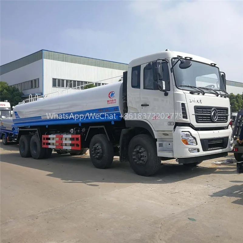 Heavy duty Dongfeng 8x4 drinking water supply 25000 - 35000 liter water tank truck