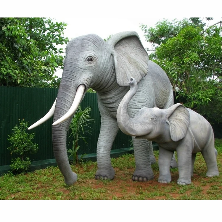 High Quality Cast Life Size Bronze Small to Big Elephant of Animal