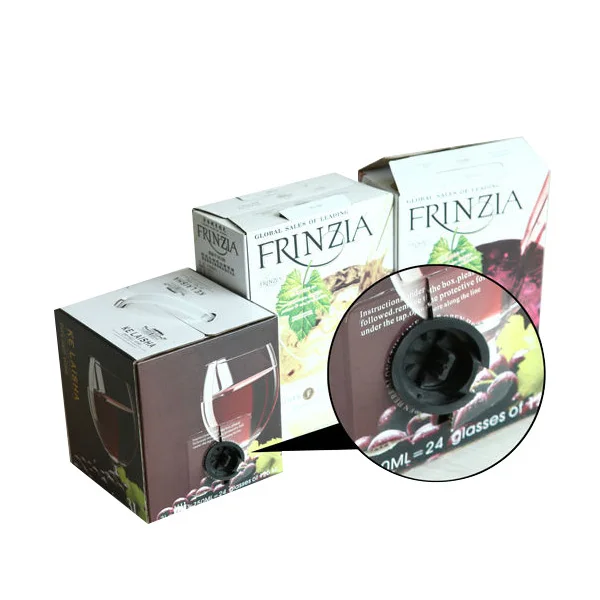Custom Wholesale 2L 3L 5L Coffee Wine Dispenser Bag In Box Juice With Valve