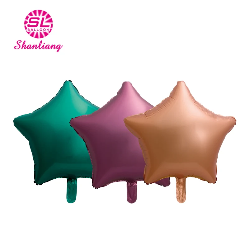 
18 inch hot selling macaroon color heart shape balloon wedding 