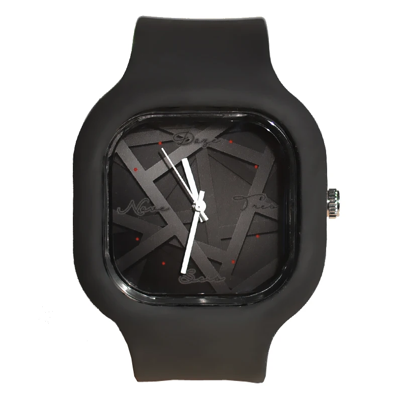 New Arrival watch 50M Water resistant Japan movement Silicone interchange strap own logo customs man lady unisex