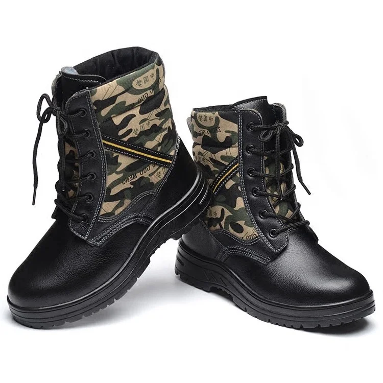 Hot Selling Anti Acid And Alkali Safety Working Boots Industrial Safety Shoes With Pu Sole In Oil And Gas Field