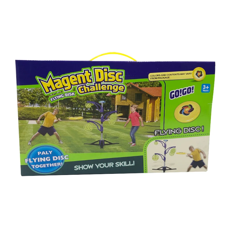 Popular Outdoor Sport Game  Sand Beach Set Magnet Disc Challenge flying disc Multiplayer Games Toys for Children