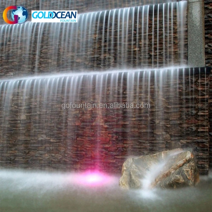 Outdoor Enchanted Wall Backyard Small Garden Waterfall