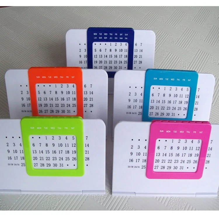 Plastic Table Perpetual Calendar