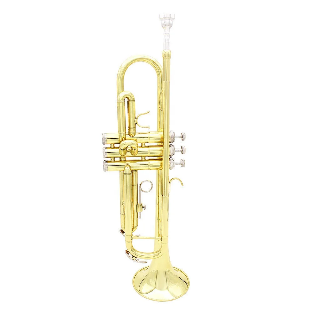 
High quality professional Eb tone gold silver trumpet wind instruments wholesale 