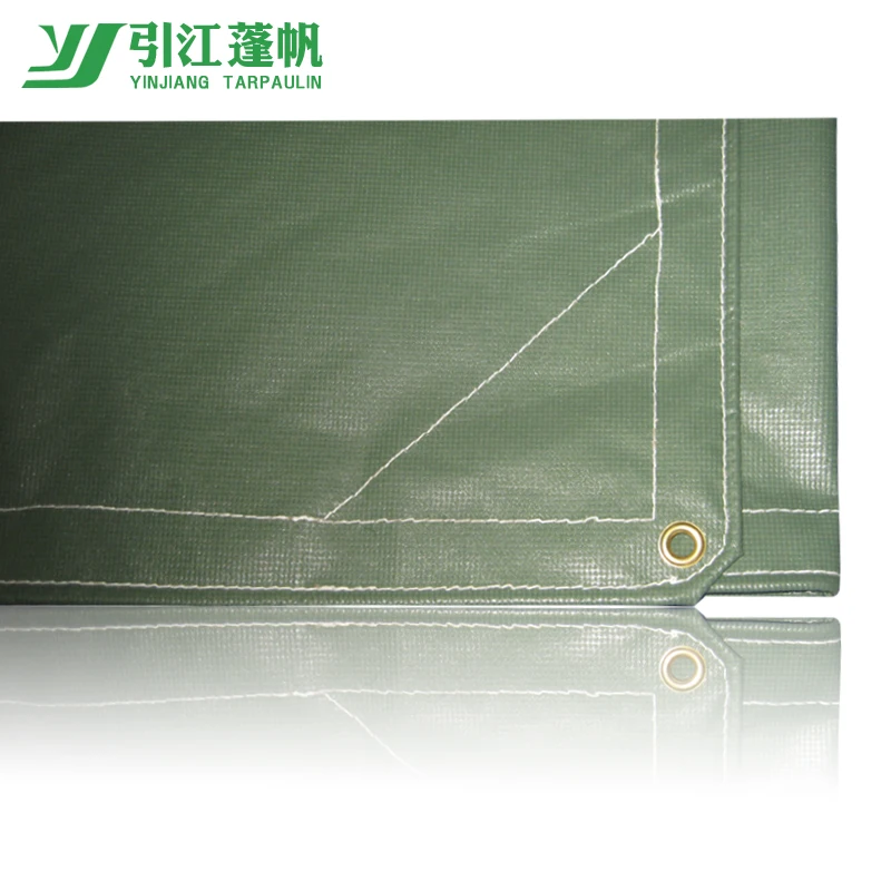 Устойчивая к УФ 1000D ПВХ Брезентовая ткань/610gsm ПВХ брезент