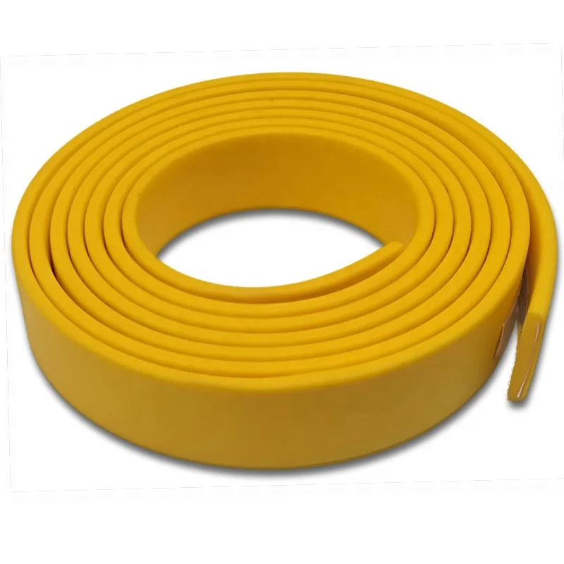 Custom Yellow Polyurethane PVC Coated Nylon Webbing Strap for Bus Grab Handle
