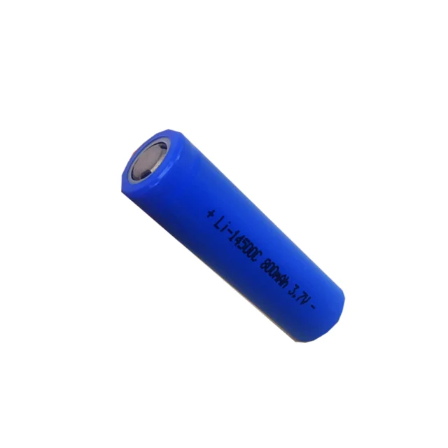 Rechargeable round 3.7v icr 14500 li-ion rechargeable battery for touch light