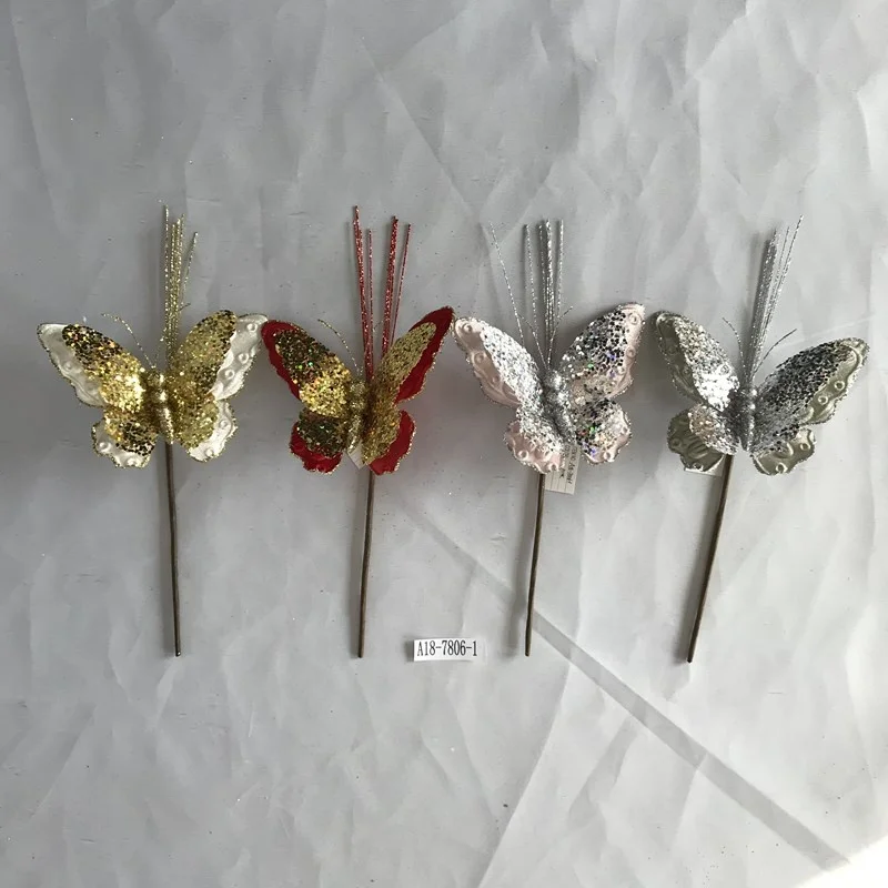 handmade artificial butterfly for Christmas