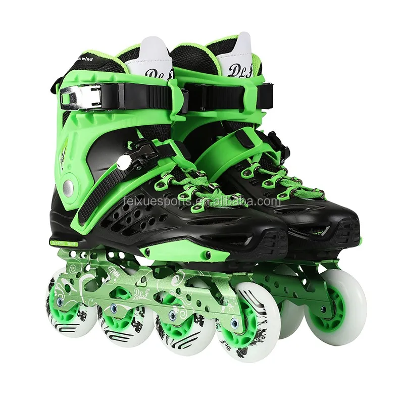 customize  black gold patines inline skates four wheels roller skate shoes for adults kids