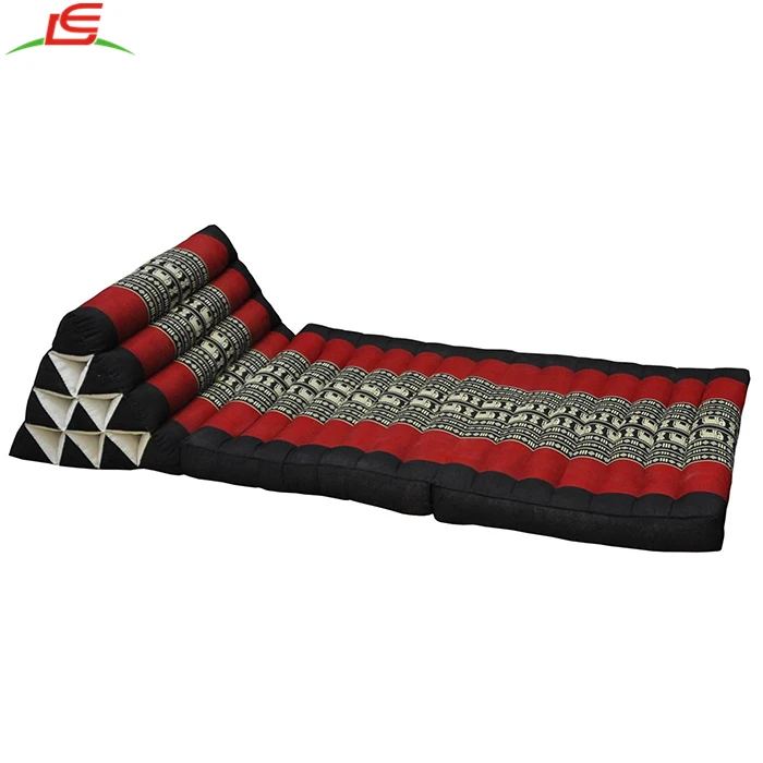 THAI TRIANGLE PILLOW DECORATIVE KAPOK COTTON CUSHION