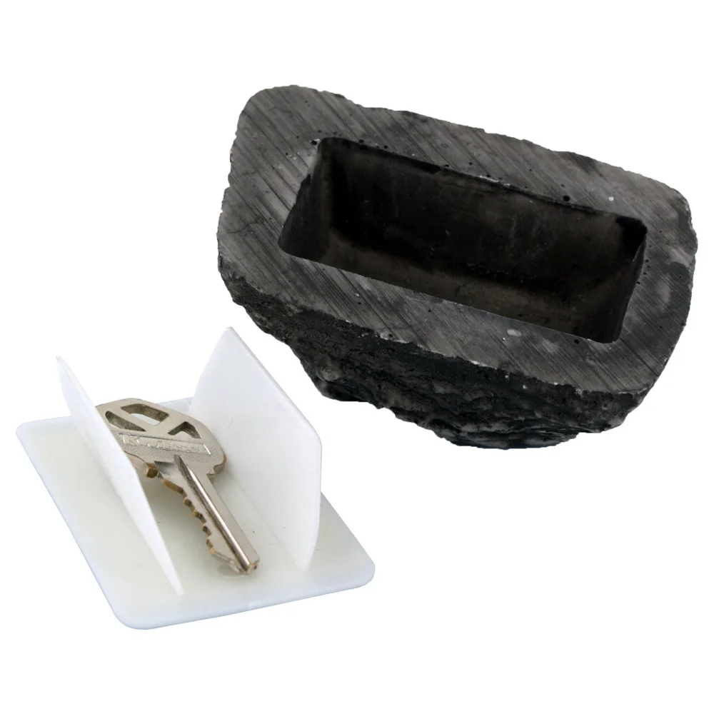 wholesale custom key safe spare fake rock stone wsb hide a key realistic rock outdoor key holder