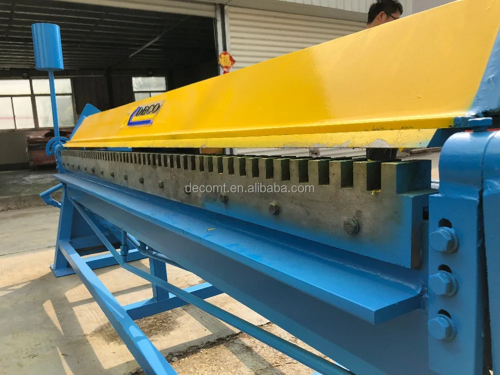 factory supply hvac sheet metal manual folding machine