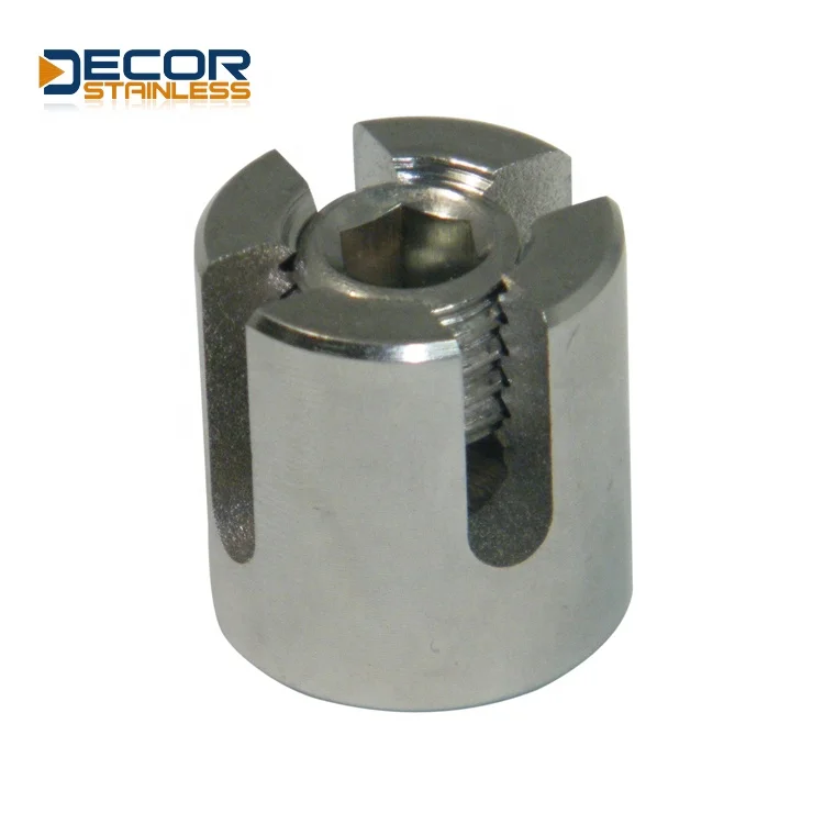 Heavy Duty Stainless Steel Trellis Wire Rope Cross Clamp Wire Rope Clip