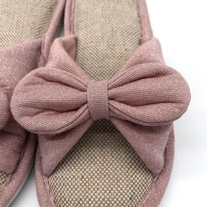 Butterfly Cozy Toe Lady Open Toe Indoor Slipper