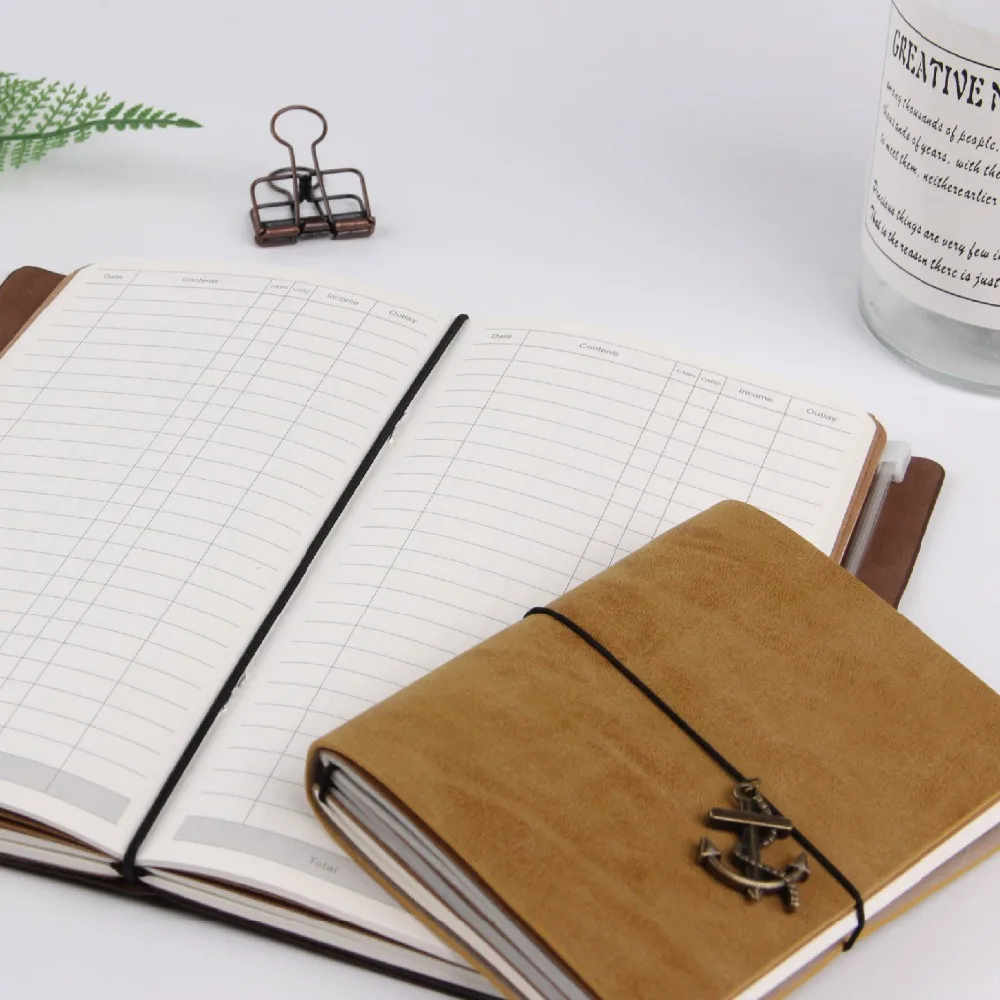 Handmade Genuine Leather Travel Dairy Journal Notebook Leather Notebook