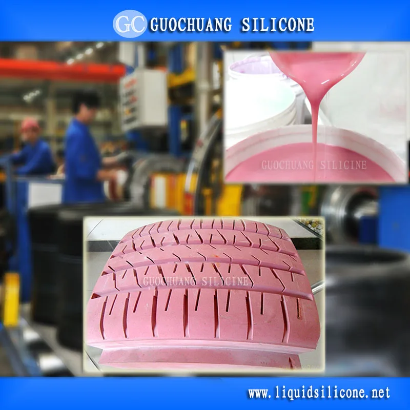 Distributor of rtv liquid silicone casting for making aluminum tire molds