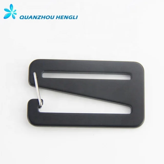 New Product  25/46/52MM Aluminum Metal Belt Slider Clip