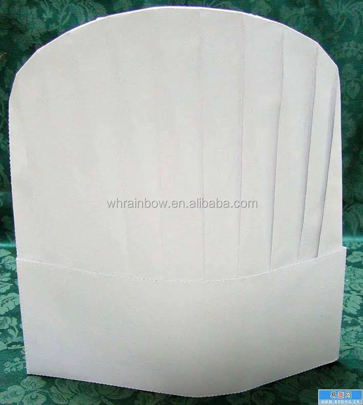 disposable paper forage chef hat