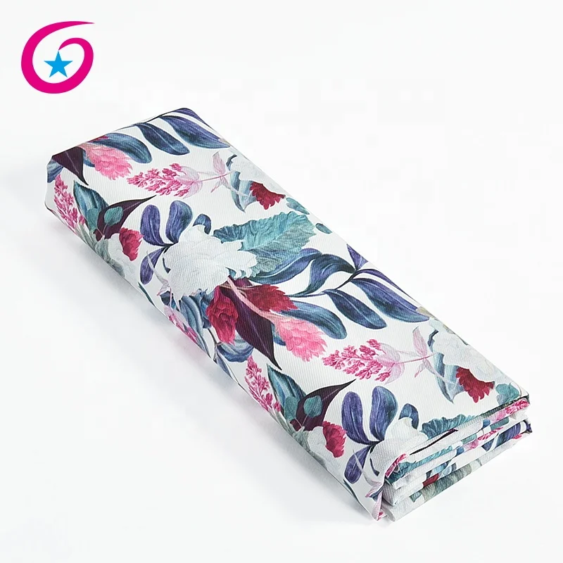 
Flower pattern digital printed canvas twill fabric 