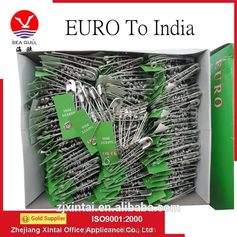 Wholesale clothing accessories metal safety pins, hijab safety pins