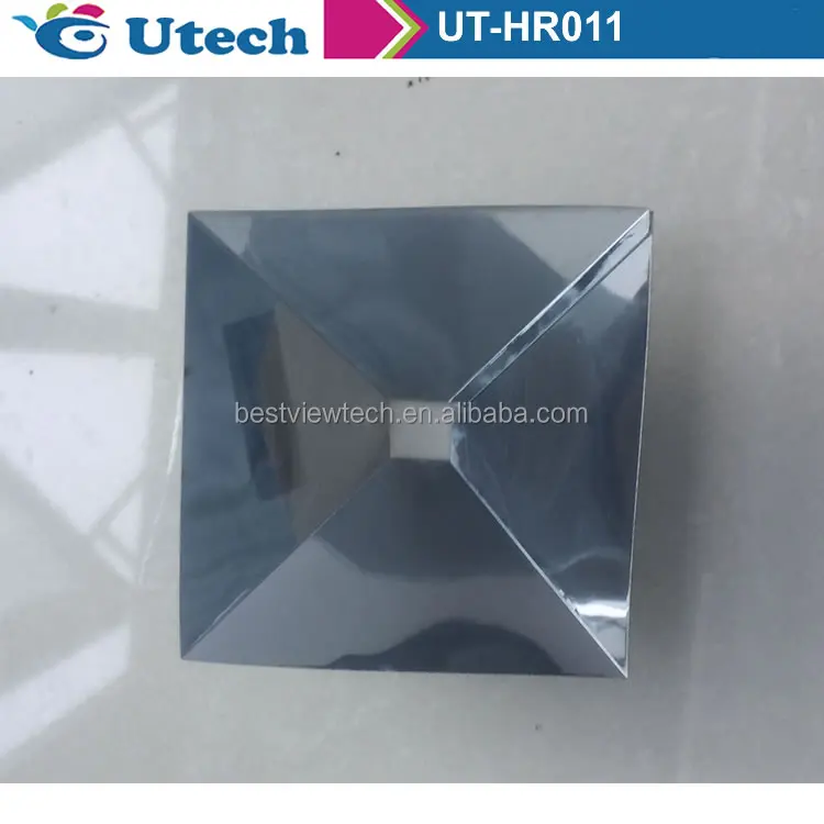 3D Pyramid Hologram Display Showcase full HD 3d holographic stage foil