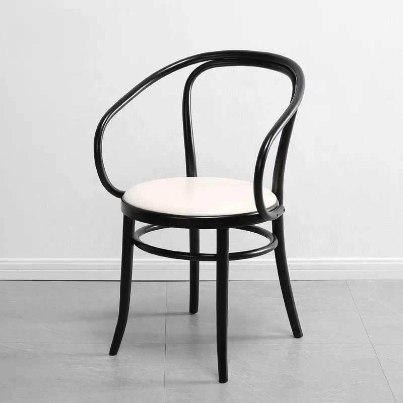 comfortable upholstered dining chair with arms restaurant armchair thonet cafe bentwood chair