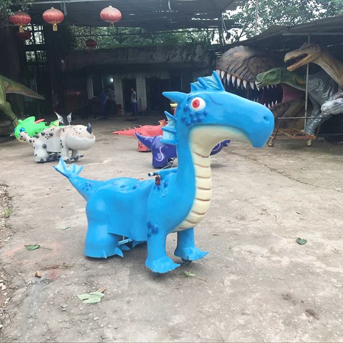 shopping mall electric dinosaur ride game equipment for kids