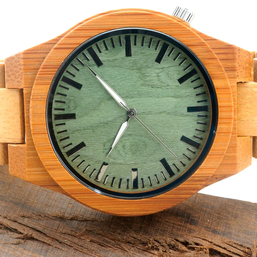 For Mens Womens Custom Designer Watches Luxury Bamboo Wooden Watch Box Arrival Wood in Round Bamboo 2017 New Fashion Watches