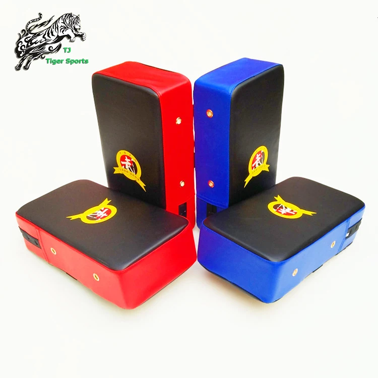 PU Leather Thai Pad for MMA Kicking Training Equipment